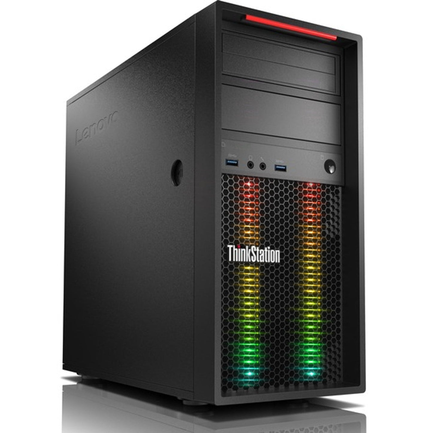 Lenovo ThinkStation RGB Tower Desktop PC - Intel Quad-Core Xeon Processor (upto 4.10GHz) - 16GB DDR4 RAM 512GB - 1TB SSD - NVIDIA GTX 1050 Ti 4GB/ Quadro- Windows 10 Pro- Refurbished
