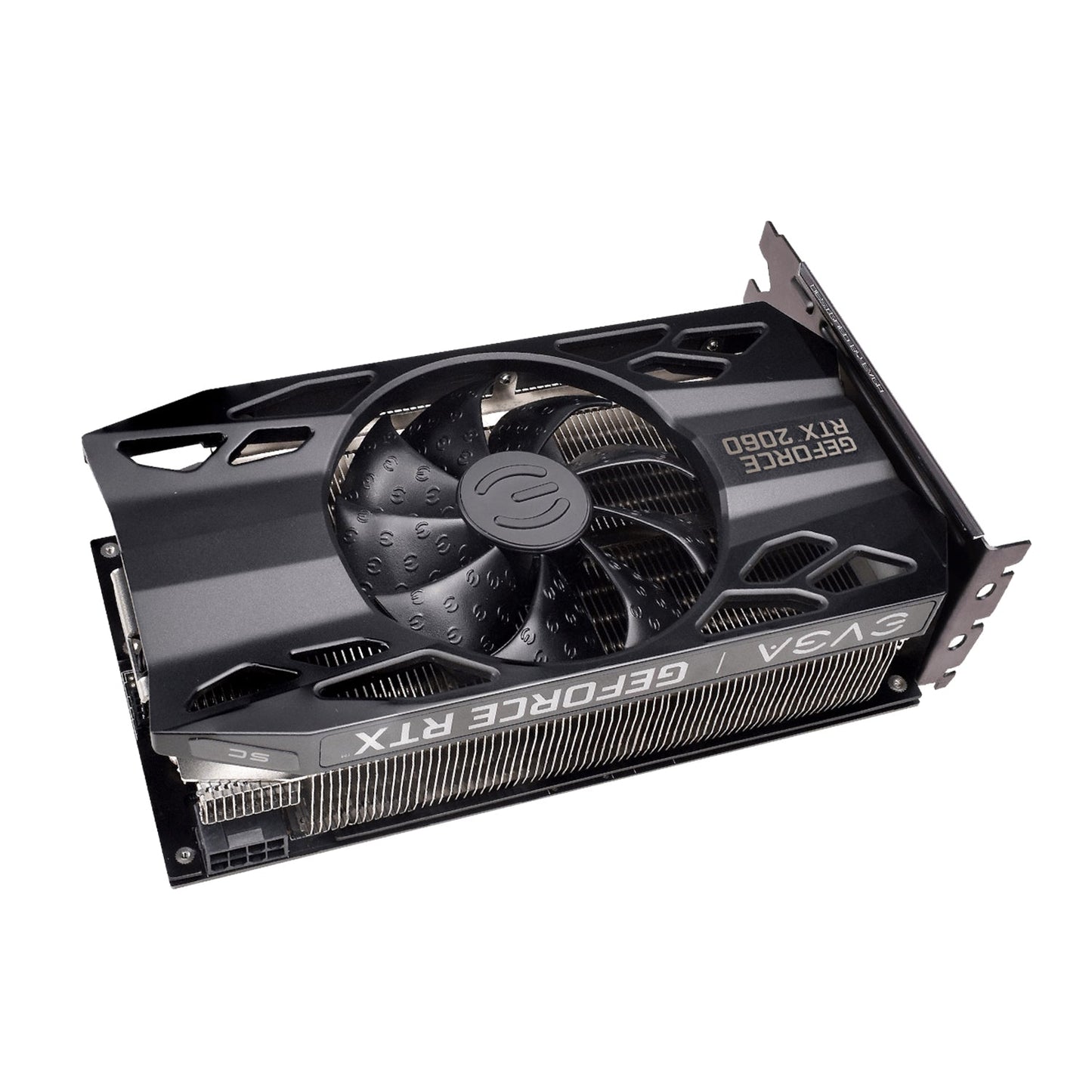 EVGA GeForce RTX 2060 Graphics card - 6GB GDDR6, PCIe 3.0 Video card, 1710 MHz Boost clock, Display port, HDMI, DVI-D (06G-P4-2062-KR)