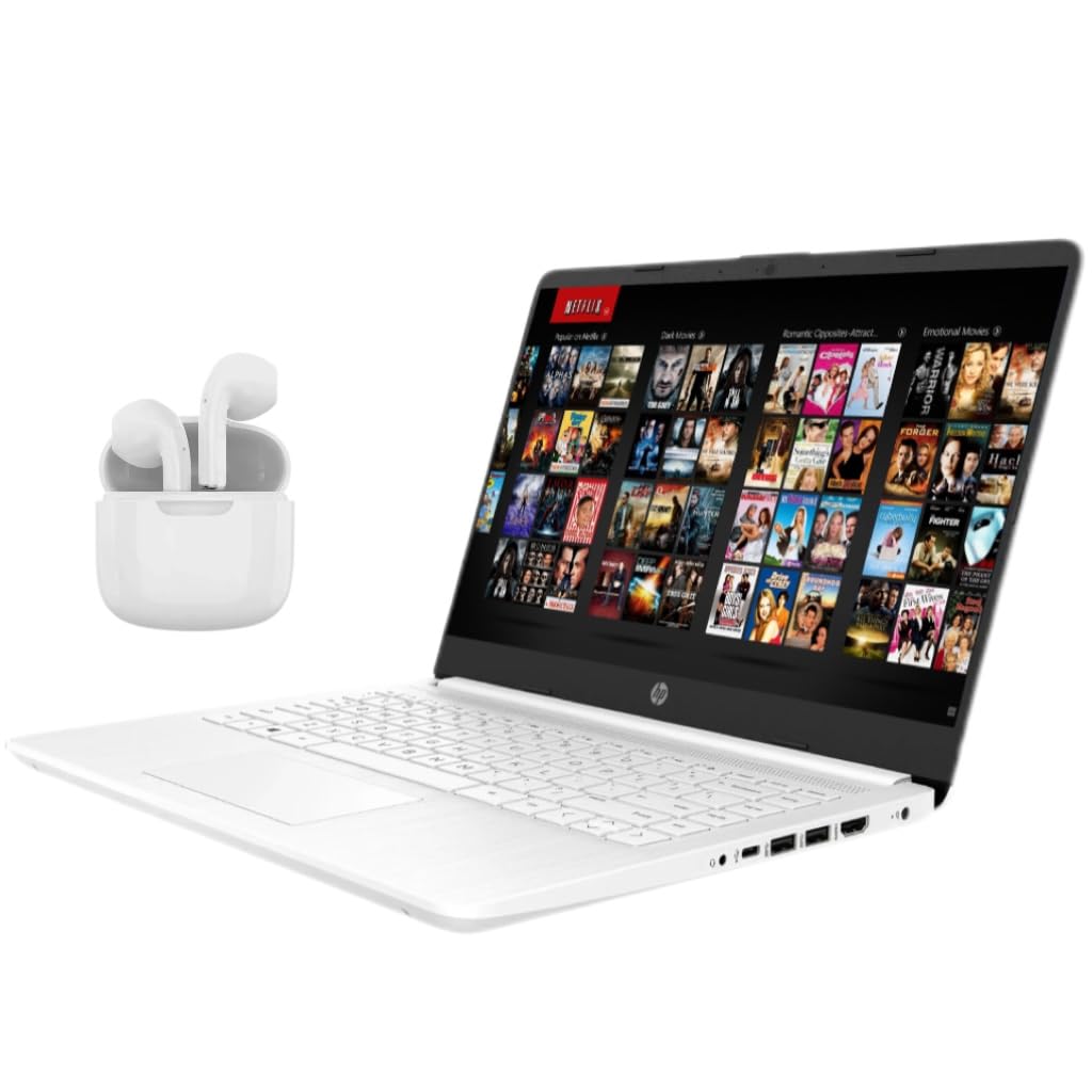 Hp Flagship 14'' Laptop With Free Ai Powered Microsoft 365 | Bluetooth Earphones | 16Gb Ram | 128Gb External Drive & 64Gb Onboar