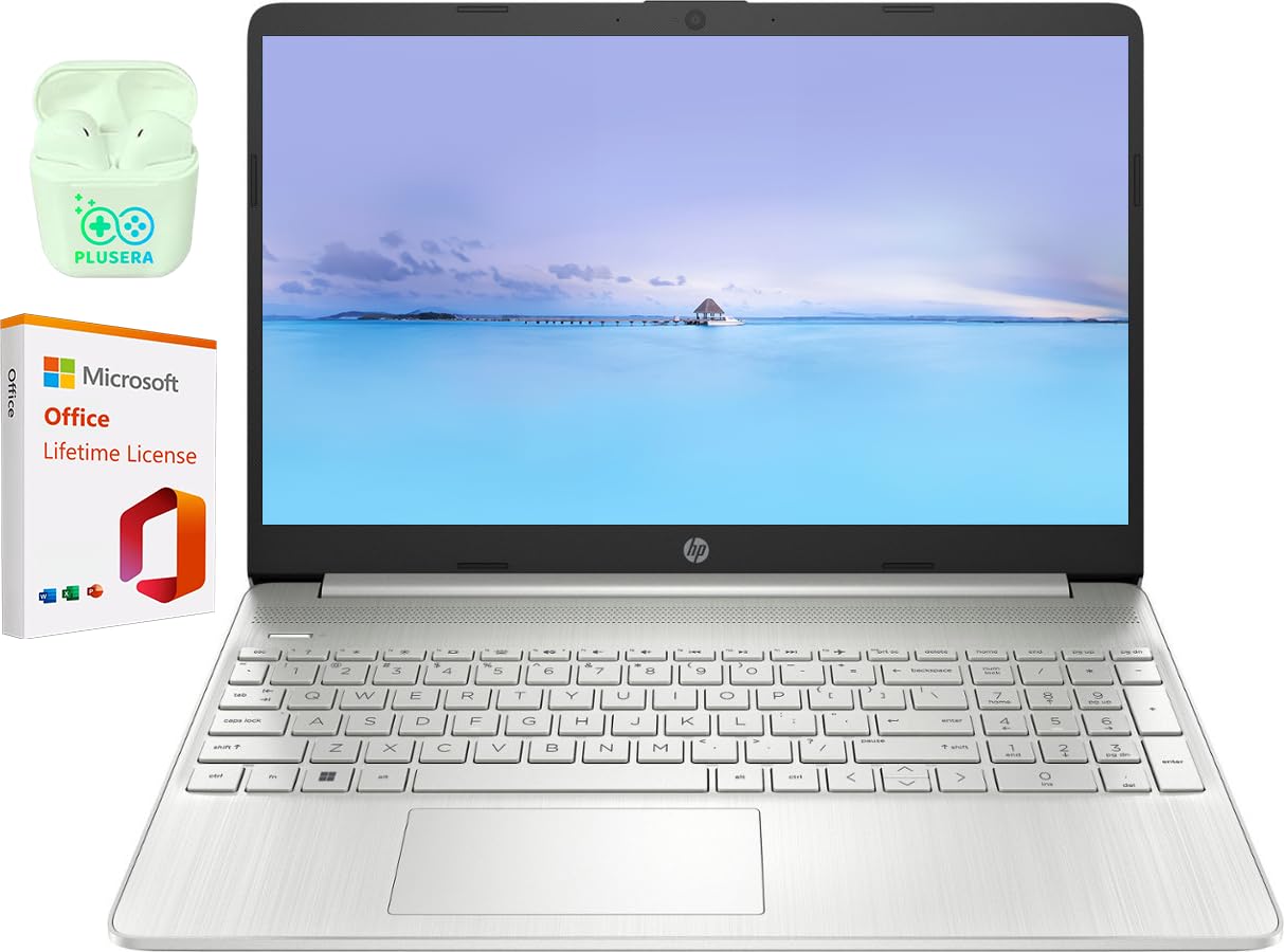 Hp Laptop, 15.6'' Business & Student Laptop Computer, Windows 11 Home Laptop With Microsoft Office Lifetime License, Amd Ryzen 3