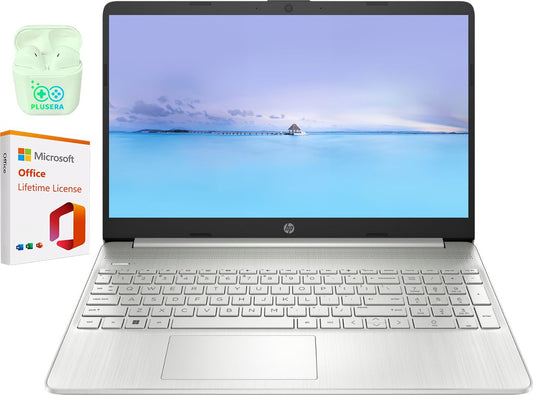 Hp Laptop, 15.6'' Business & Student Laptop Computer, Windows 11 Home Laptop With Microsoft Office Lifetime License, Amd Ryzen 3