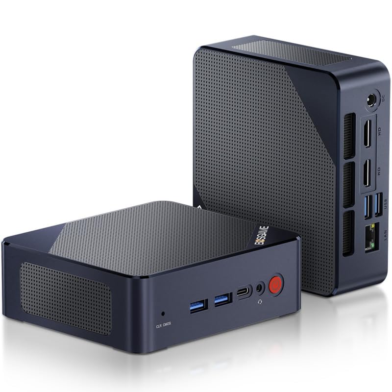 Bosgame Linux Mini Pc, Intel 12Th N100 16Gb Ddr4 Ram 512Gb Ssd Linux Server Computers Preinstalled Ubuntu 22.04,Support 4K Tripl