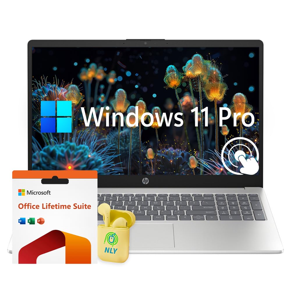 Hp 15.6'' Touchscreen Business & Student Laptop, Amd Ryzen 5, Windows 11 Pro Laptop With Microsoft Office Lifetime License, Nume