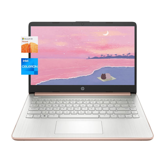 Hp Stream 14'' Laptop For Students And Business - 1-Year Office 365, 16Gb Ram, 64Gb Emmc+256Gb Sd Card, Intel Celeron-N4120 Quad