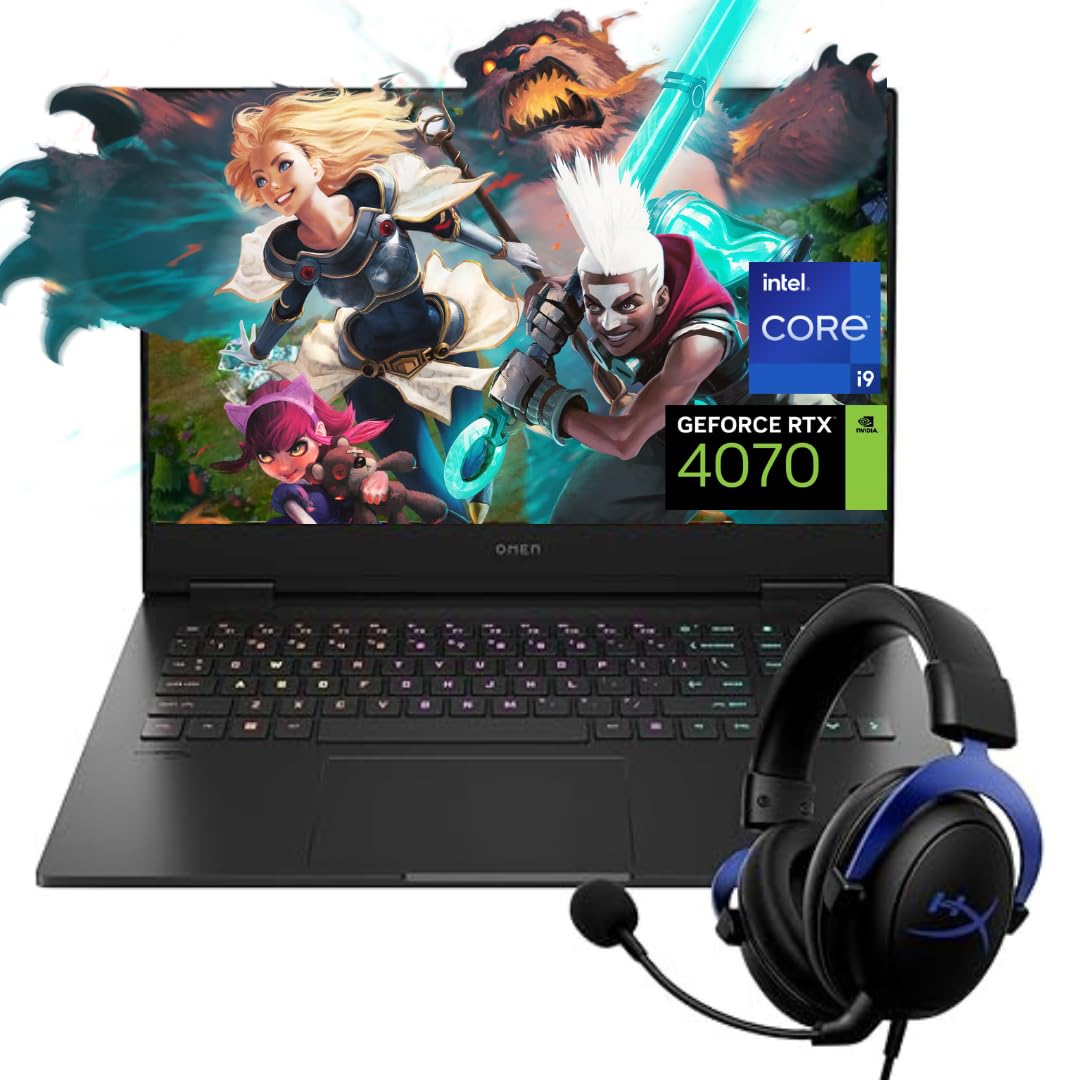 Hp Omen 16 Ai Vr Ready Gaming Laptop, 16.1'' Fhd 165Hz Ips, Intel I9-14900Hx, Nvidia Geforce Rtx 4070, 64Gb Ddr5 Ram, 1Tb Ssd, R