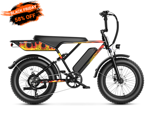 Jasion®RetroVolt Vintage Style Electric Bike