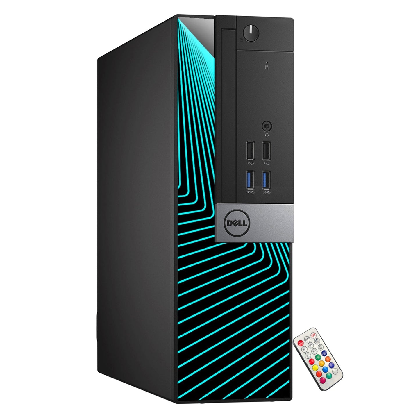 Dell Optiplex RGB Desktop Computer PC, Intel Hexa-Core i5-8500 up to 4.10 GHz, 32GB DDR4 RAM, 2TB NVMe SSD, Dual Monitor Support, Windows 11 Pro, WiFi + Bluetooth - Refurbished
