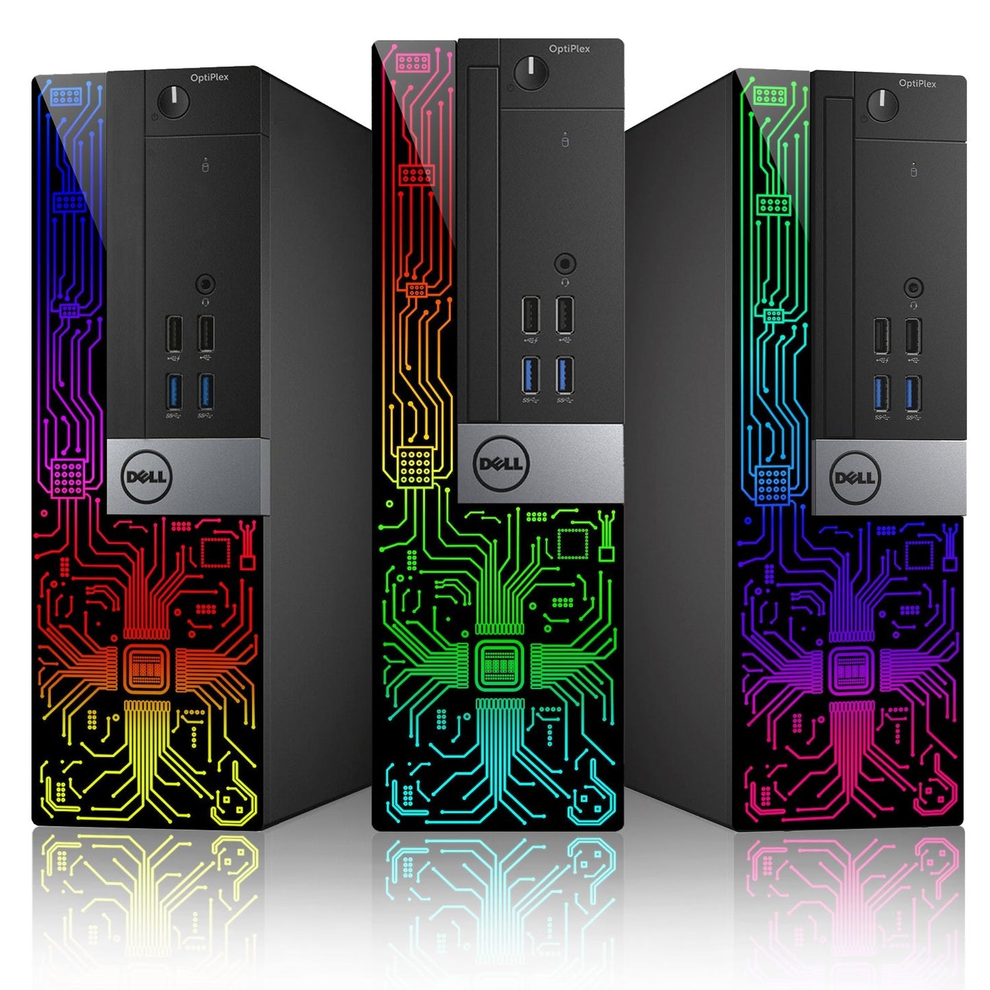 Dell OptiPlex 5060 RGB Desktop Computer - Intel i5-8500 Six Core (4.1GHz Turbo) | 32GB DDR4 RAM | 1TB /2TB SSD | GT 730/ 1030/ RX 550 WiFi + Bluetooth | Windows 11 Pro - Refurbished