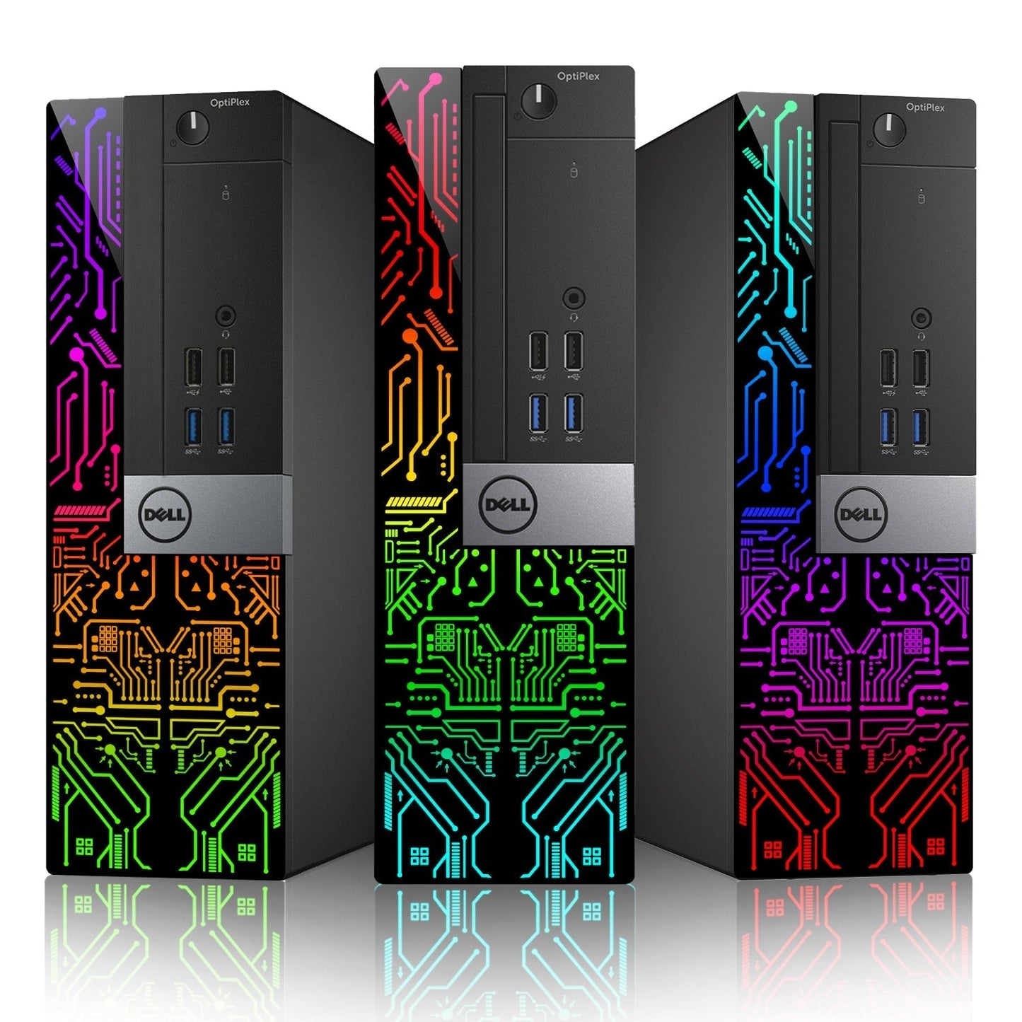 Dell OptiPlex 5060 RGB Desktop Computer - Intel i5-8500 Six Core (4.1GHz Turbo) | 32GB DDR4 RAM | 1TB /2TB SSD | GT 730/ 1030/ RX 550 WiFi + Bluetooth | Windows 11 Pro - Refurbished