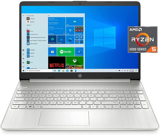 Hp Laptop 15, 15.6'' Fhd (1920 X 1080) Laptop Computers, Amd 6-Core Amd Ryzen 5 5500U(Beat I7-1065G7), 16Gb Ddr4, 256Gb Pcie Nvm