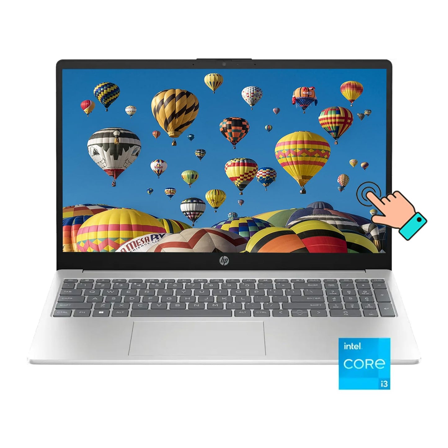 Hp 15.6'' Hd Touch-Screen Laptop, 12Th Generation 6-Core Intel Core I3-1215U Processor, 8Gb Ram, 512Gb Ssd, Lntel Uhd Graphics,
