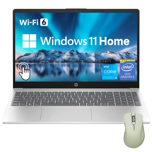 Hp Essential Laptop, 15.6'' Hd Touchscreen, Intel Core I3-1215U, 32Gb Ram, 2Tb Ssd, Webcam, Type-C, Wi-Fi 6, Windows 11 Home, Si