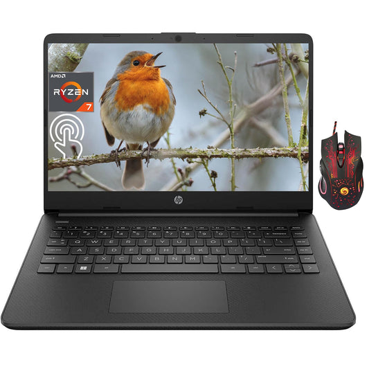 Hp Touchscreen Laptop For Business And Student Newest, 14'' Touch Display, Amd Ryzen 7-5700U (Beats I7-1265U), 32Gb Ram, 1Tb Ssd