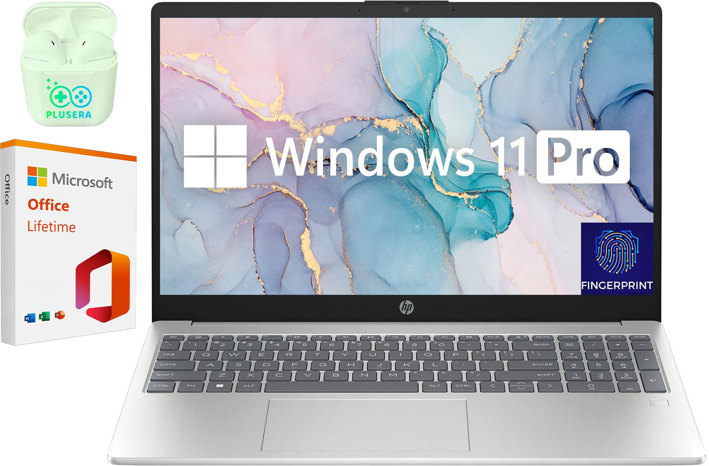 Hp Laptop, 15.6'' Fhd Business Laptop Computer, Intel Core I3-N305 8-Core, 8Gb Ram 256Gb Ssd, Windows 11 Pro Laptop With Microso