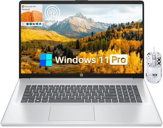 Hp 17 Inch Touchscreen Laptop For Business, 17.3    Hd+ Touch Screen, Intel Pentium Silver N5030, 64Gb Ram, 1Tb Ssd, 1-Year Micr
