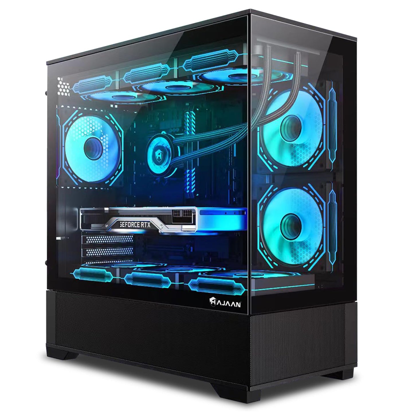 Hajaan Superx Gaming Pc � Liquid Cooled   Intel I9 12900K   Geforce Rtx 4070 12Gb   32Gb Ddr4 2Tb Nvme Ssd   Windows 11 Pro   Wifi   Bluetooth   Mechanical Keyboard Mouse