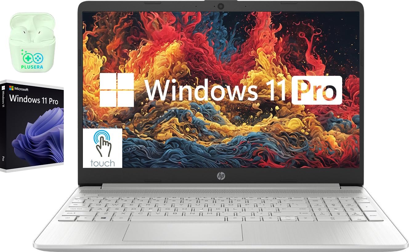 Hp 15.6'' Touchscreen Laptop Computer, Windows 11 Pro Laptop 16Gb Ram 1Tb Ssd, I3-1215U Processor, Hd 1366 X 768 Led Display, Nu