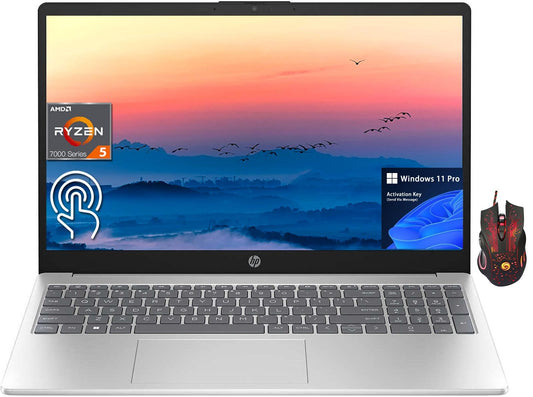 Hp 2024 Newest Business Laptop, 15.6'' Touchscreen, Amd Ryzen 5 7520U(Beat I7-1255U), 16Gb Ram, 1Tb Ssd, Amd Radeon Graphics, Ba