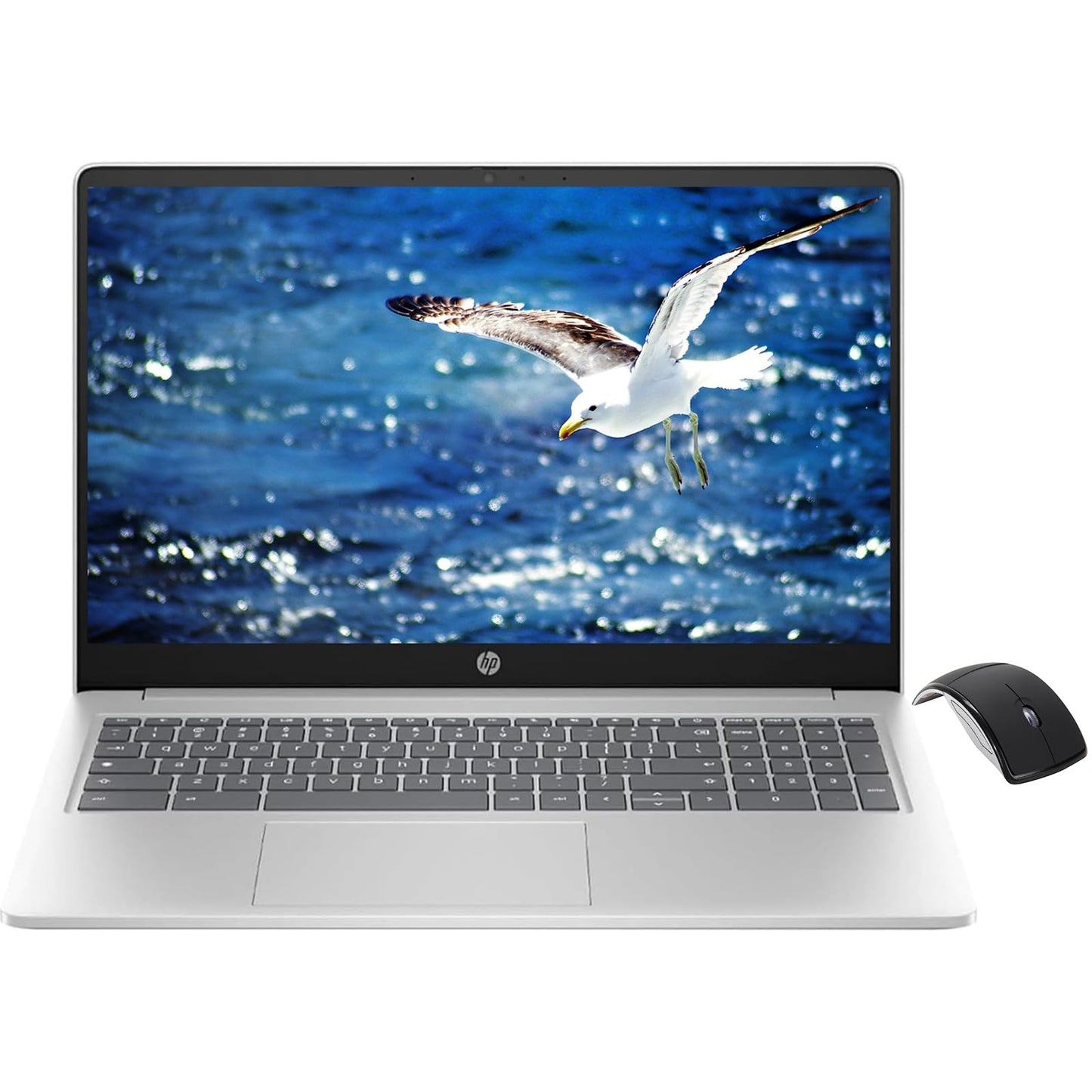 Hp Chromebook Laptop For Business - 15.6'' Display, Intel Processor N200, 8Gb Ram, 64Gb Emmc, Intel Uhd Graphics, Wi-Fi 6, Chrom