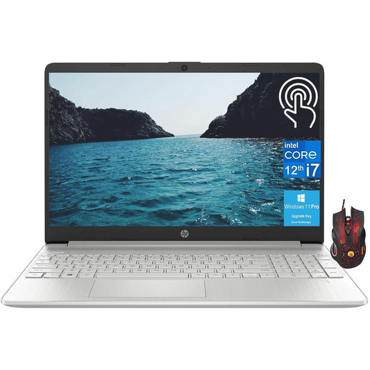 Hp Touch-Screen Laptop Computer For Business - 15.6'' Fhd Display, Cpu I7-1255U(10-Core), 64Gb Ram, 1Tb Ssd, Intel Iris Xe Graph