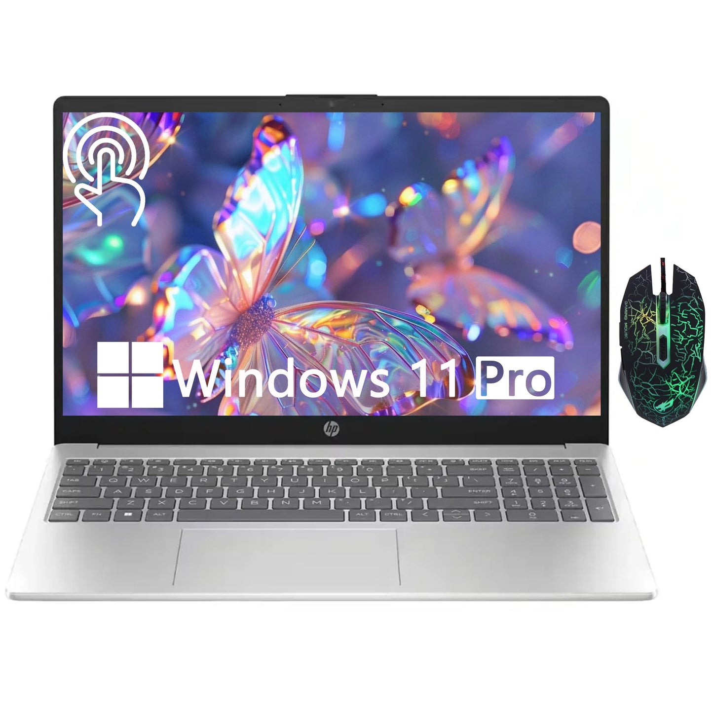 Hp 15.6'' Touchscreen Business Laptop, Intel Core I5-1235U, 16Gb Ram, 2Tb Ssd, 10-Core, Intel Iris Xe Graphics, Long Battery Lif