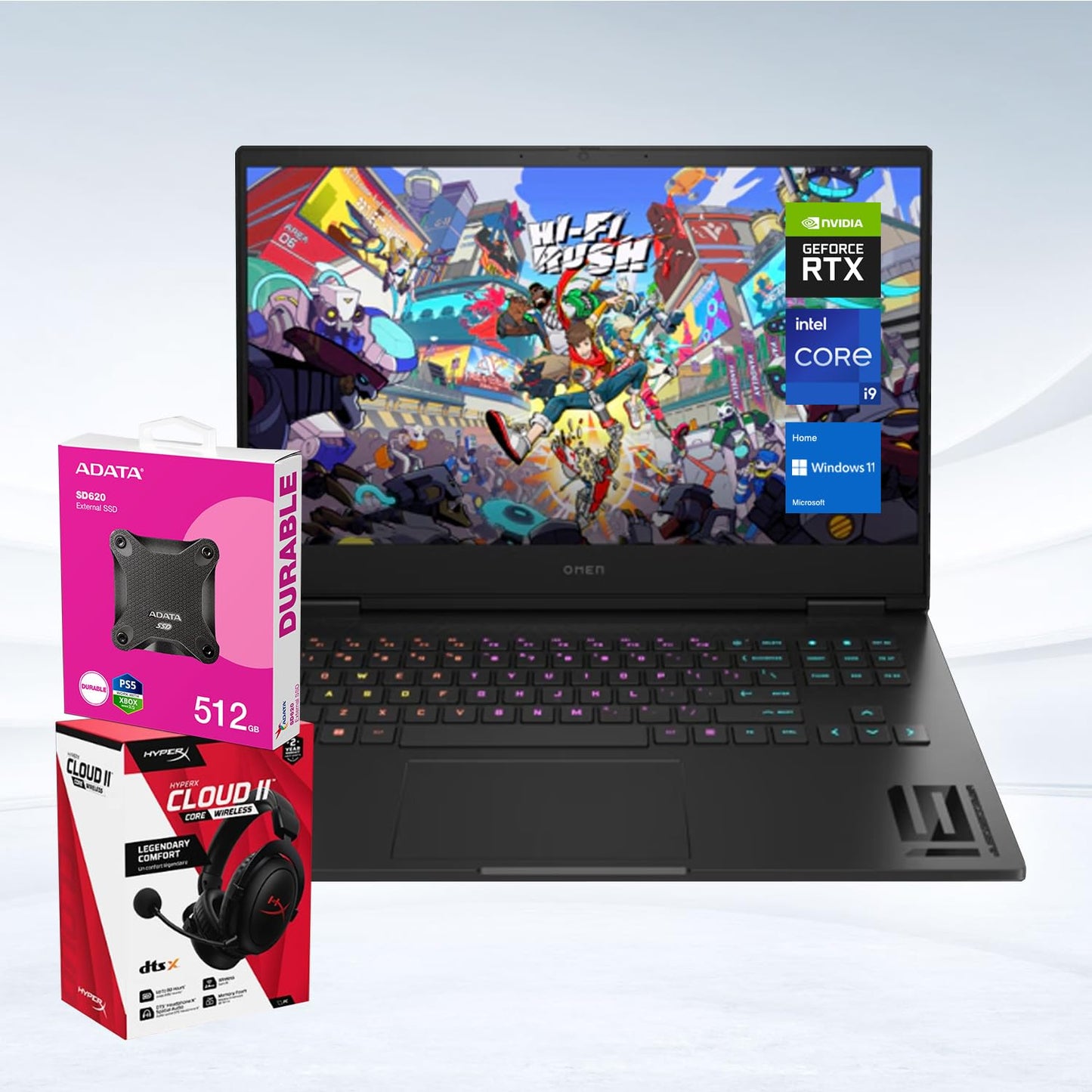 Hp Omen I9 Rtx 4080 Gaming Laptop, 16.1'' Qhd 240Hz, Intel I9-14900Hx Rtx 4080, Rgb Backlit Kb, Wi-Fi 7, 64Gb Ram, 4Tb Ssd, With