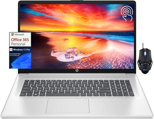 Hp 2024 Newest 17 Touchscreen Laptop For Business,17.3'' Hd+ Display, Intel Pentium Silver N5030, 16Gb Ram, 512Gb Ssd, 1-Year Of