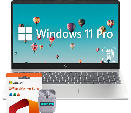 Hp 15.6'' Fhd Ips Led Laptop 16Gb Ram 1Tb Ssd, Intel Core I3-N305 Processor, Windows 11 Pro Laptop With Microsoft Office Lifetim