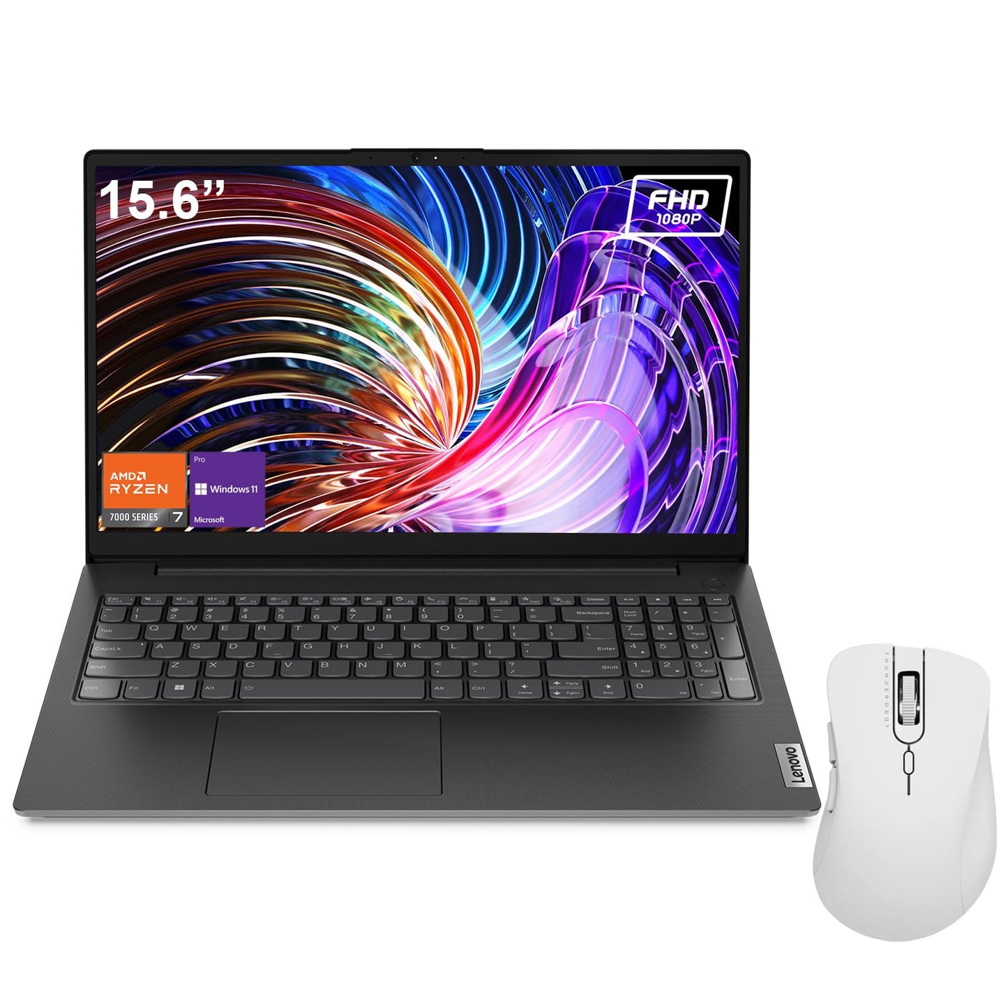 Lenovo V15 Laptop | 15.6'' Fhd Anti Glare Display | Amd Ryzen 7 7730U | 24Gb Ram | 1Tb Pcie Ssd | Hdmi | Type C | Webcam | Wi Fi