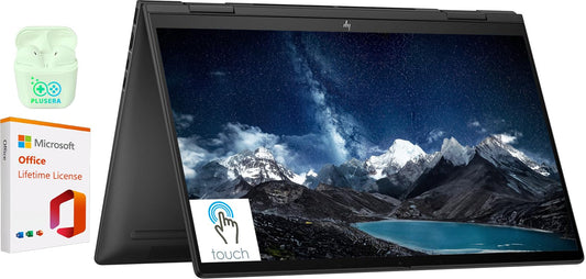 Hp Envy 2-In-1 Laptop, 15.6'' Fhd Touchscreen Laptop Computer, Amd Ryzen 5 7530U Processor, 8Gb Ram 512Gb Ssd, Microsoft Office