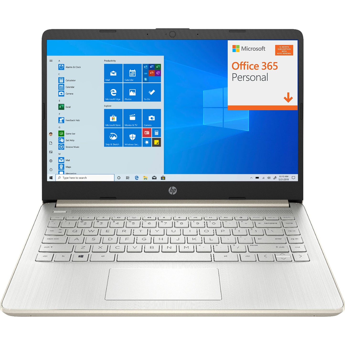 Flagship Hp 14 14'' Laptop Computer, Intel Celeron N4020 Processor Up To 2.8Ghz, 4Gb Ddr4 Ram, 64Gb Emmc, 802.11Ac Wifi, Bluetoo