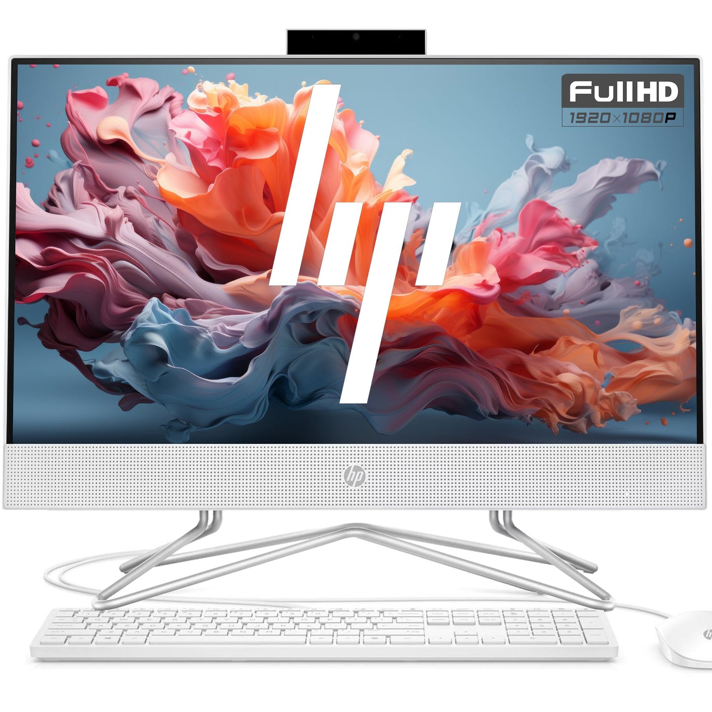 Hp All In One Computer|Intel Dual-Core Processor| 21.5'' Fhd (1920 X 1080) Display| 16Gb Ram| 512Gb Pcie Ssd| Hdmi Port| Usb| Rj
