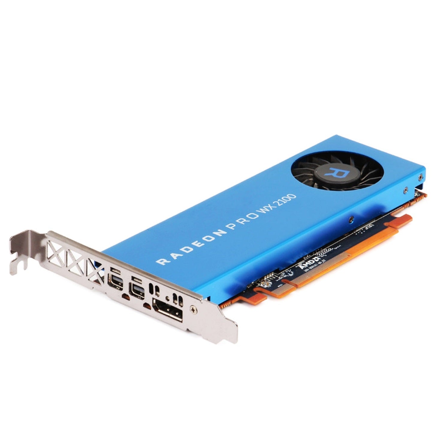 AMD Radeon Pro WX 2100 Professional Graphics Card, 2GB GDDR5, 64-bit Interface, 512 Stream Processors, 2x Mini DisplayPort 1x DP, High-Profile Video Card (CDMJ9) - Refurbished