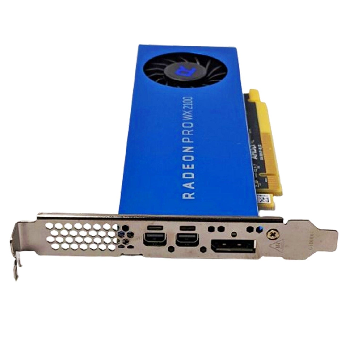 AMD Radeon Pro WX 2100 Professional Graphics Card, 2GB GDDR5, 64-bit Interface, 512 Stream Processors, 2x Mini DisplayPort 1x DP, High-Profile Video Card (CDMJ9) - Refurbished
