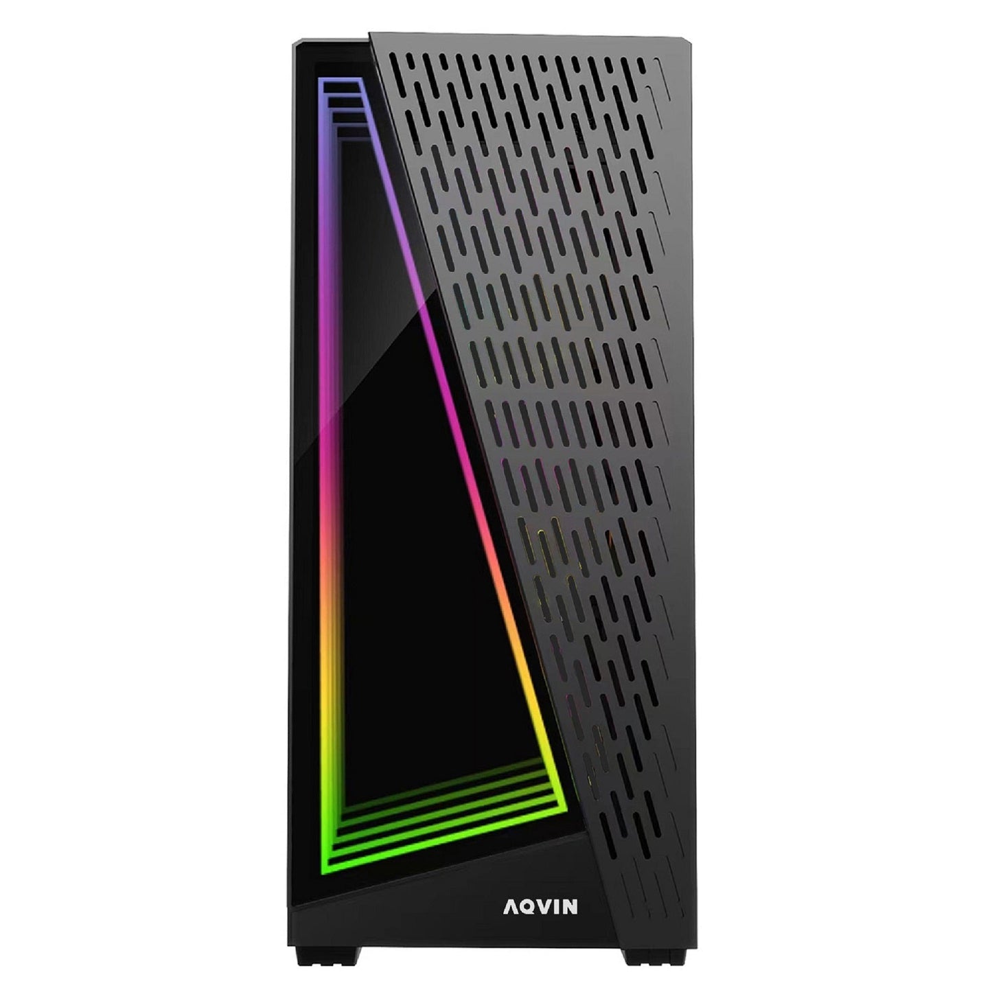 AQVIN Gaming PC Desktop Computer Tower, Intel Core i7 up to 4.60 GHz, 32GB DDR4 RAM, 1TB - 2TB SSD, RX 580, GTX 1660s, RTX 3050, RTX 3060, Windows 11 Pro, WIFI - RGB Keyboard and Mouse