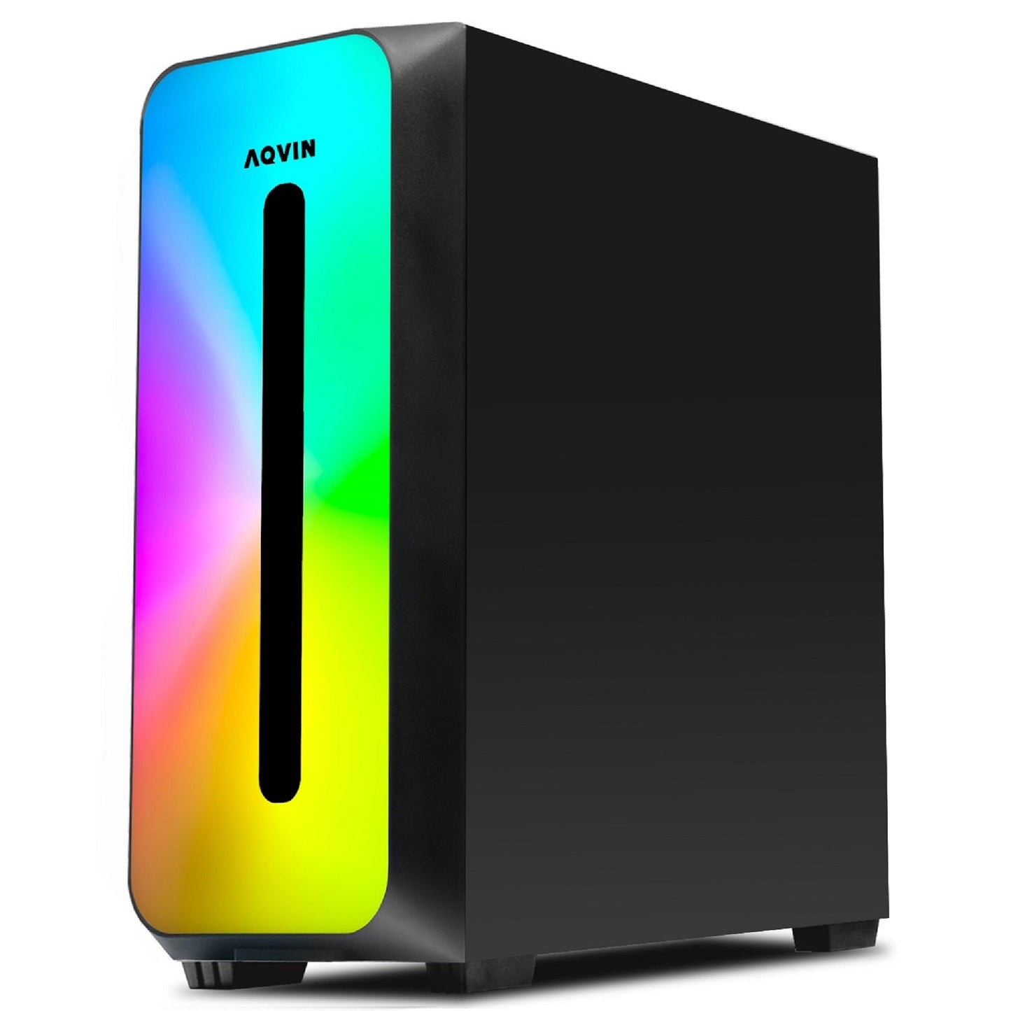 AQVIN Gaming PC Desktop Computer Tower, Intel Core i7 up to 4.60 GHz, 32GB DDR4 RAM, 1TB - 2TB SSD, RX 580, GTX 1660s, RTX 3050, RTX 3060, Windows 11 Pro, WIFI - RGB Keyboard and Mouse