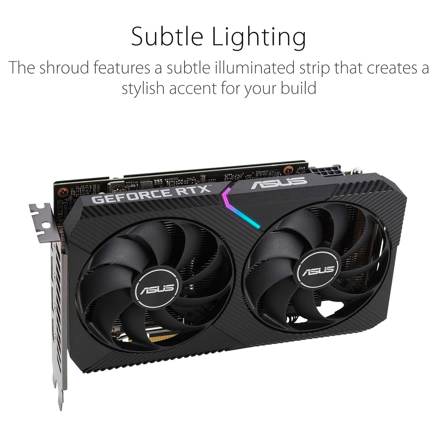 ASUS Dual GeForce RTX 3060 V2 OC Edition Gaming Graphics Card - 12GB GDDR6, 192-Bit Memory, Axial-tech Fan Design With 2-Slot design, 3x Display Port, 1x HDMI