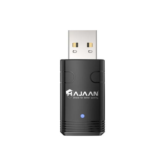 HAJAAN AX 900 Mbps Wireless USB Adapter with Bluetooth 5.3, Dual Band 2.4/5.8 GHz, High-Speed WiFi Dongle for Desktop PC/Laptop, Wireless Network Adapter Supports Windows 10/11