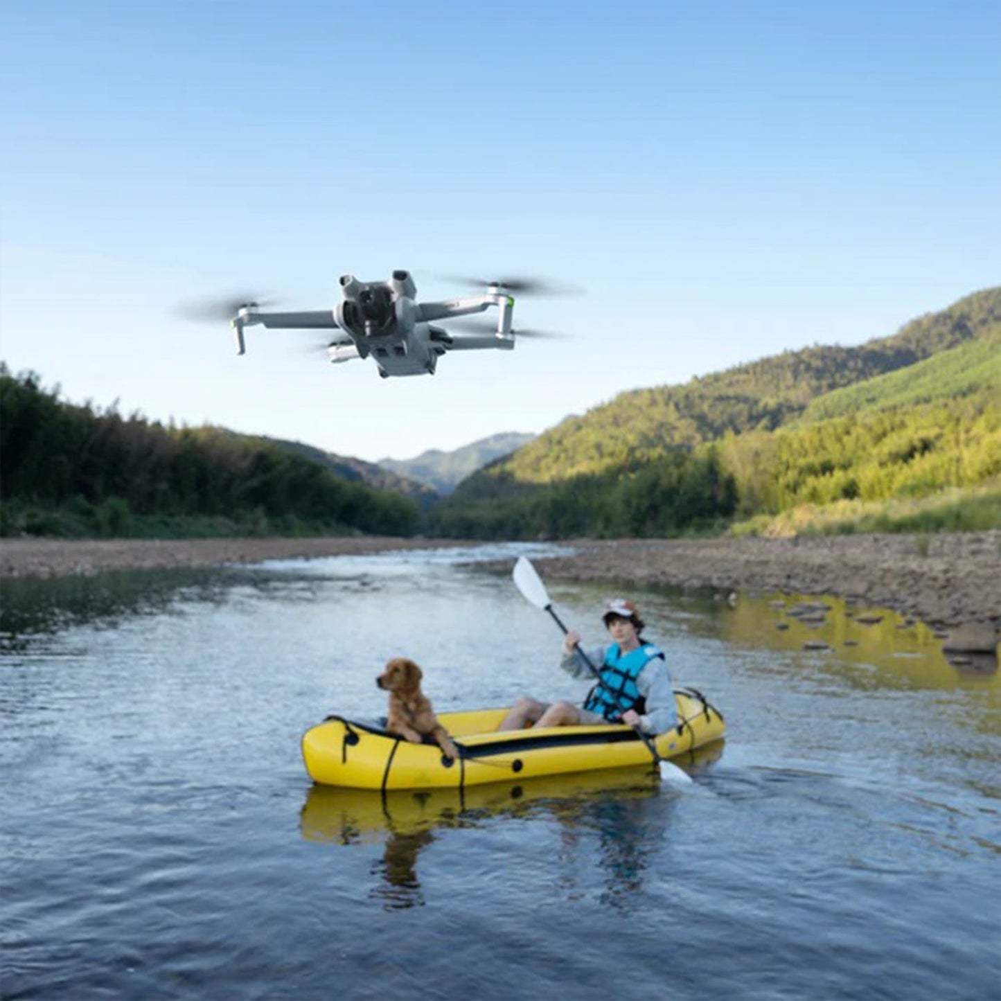 DJI Mini 3 (DJI RC-N1) Compact, Lightweight and Foldable Mini Drone with 4K Camera and Intelligent Flight Modes (CP.MA.00000584.01)