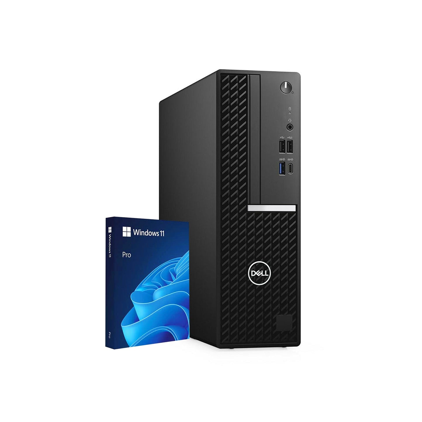 Dell Desktop PC OptiPlex 7080 SFF Business Computer | Intel Hexa-Core i5 / i7 -10th Gen Processor | 16GB - 32GB DDR4 RAM | 512GB - 2TB SSD | Windows 11 Pro | Wireless Keyboard and Mouse - Refurbished
