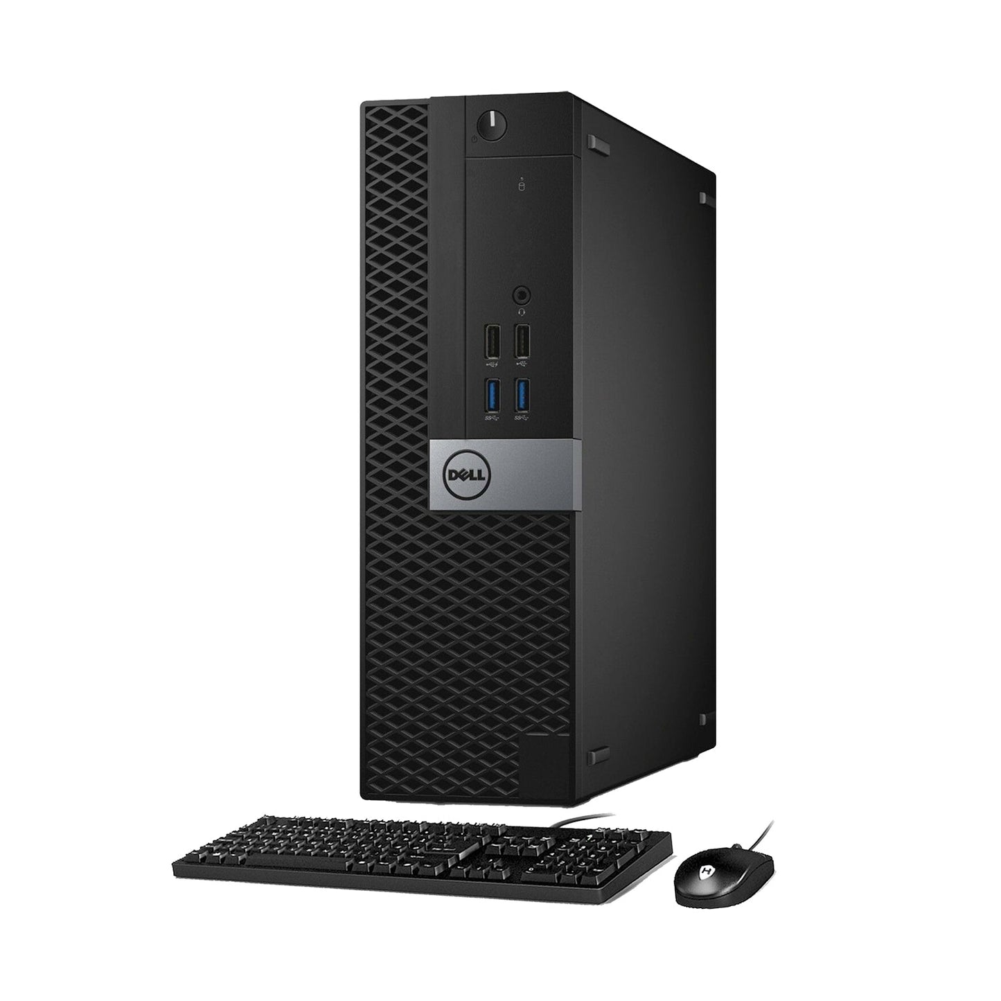 Dell Computer OptiPlex SFF Desktop PC| Intel Core i5 up to 3.60 GHz Processor| 16GB - 32GB DDR4 RAM| 256GB -2TB SSD| Windows 10 Pro| New 24 inch FHD Monitor| HDMI| WIFI - Refurbished