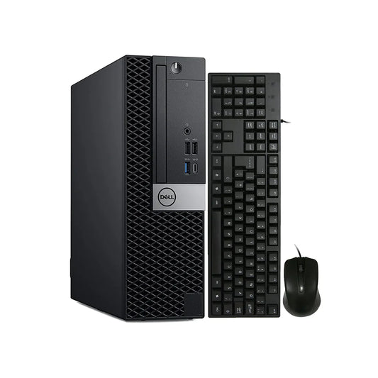 Dell OptiPlex 7050 SFF Desktop Computer PC, Intel Core i5/i7 - 6th Gen Processor,16GB - 32GB DDR4 RAM, 256GB - 1TB SSD, Wired Keyboard & Mouse, Windows 10 Pro
