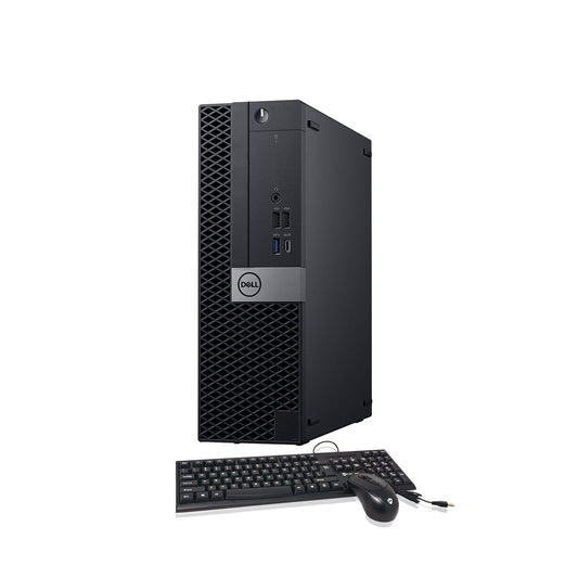 Dell OptiPlex SFF Desktop Computer PC | Intel 8th& 9th Gen-Core i7 Processor | 16GB - 32 GB RAM | 512GB - 2TB SSD | Windows 11 Pro | Keyboard and Mouse | WIFI - Refurbished