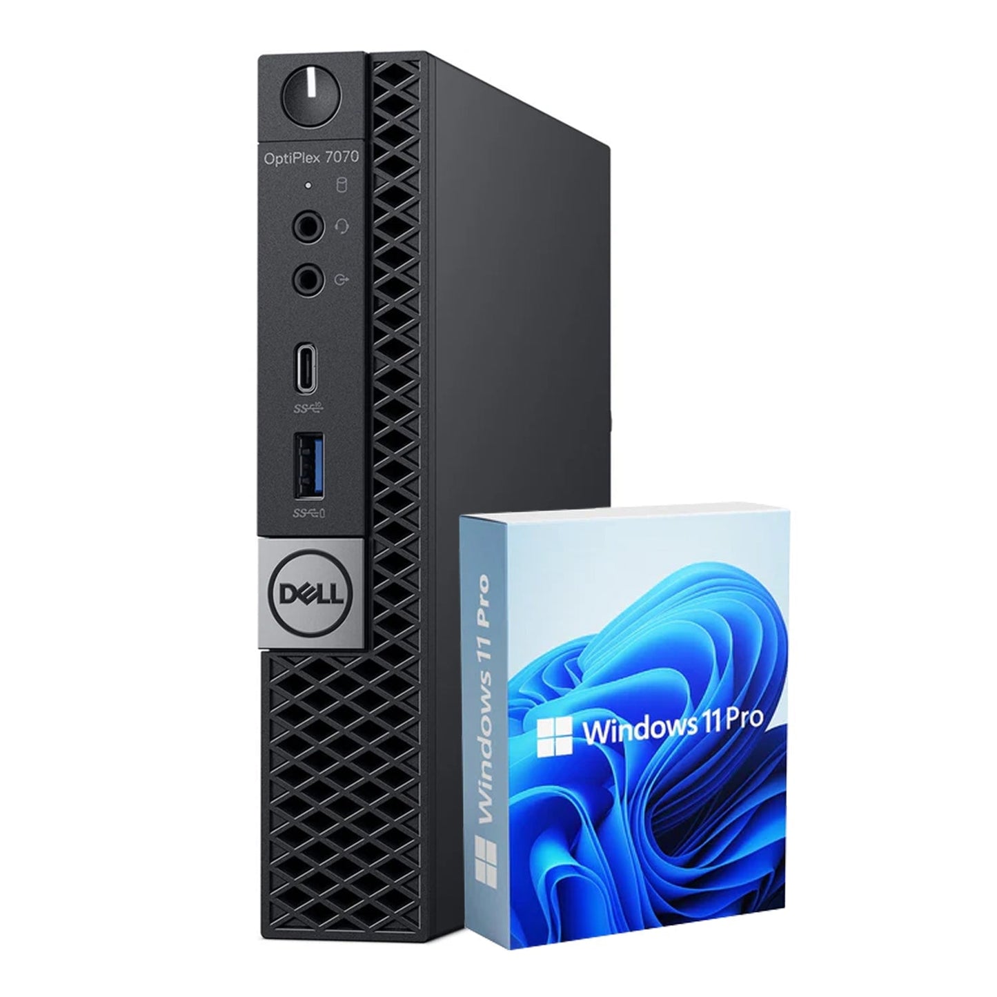 Dell OptiPlex 7070 Tiny Desktop Computer PC, Intel Core i5 - 8th Gen up to 3.50 GHz Processor, 8GB - 32GB DDR4 RAM, 512GB - 2TB SSD, Windows 11 Pro, Wireless Keyboard and Mouse - Refurbished