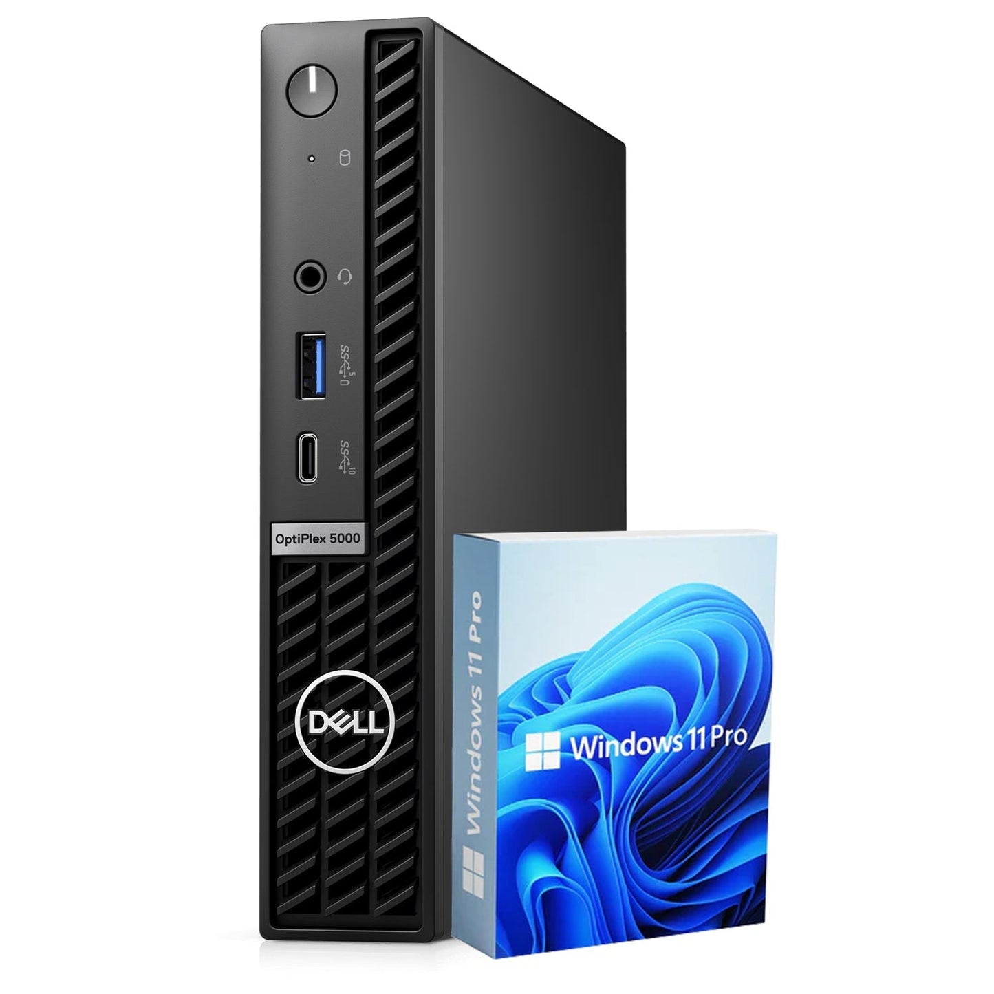 Dell OptiPlex 5000 Micro Business  Desktop  PC, Intel Hexa-Core i7 -12th Gen Processor Up to 4.70GHz, 16GB - 32GB DDR4 RAM, 512GB - 2TB SSD, Windows 11 Pro, Wireless Keyboard and Mouse - Refurbished