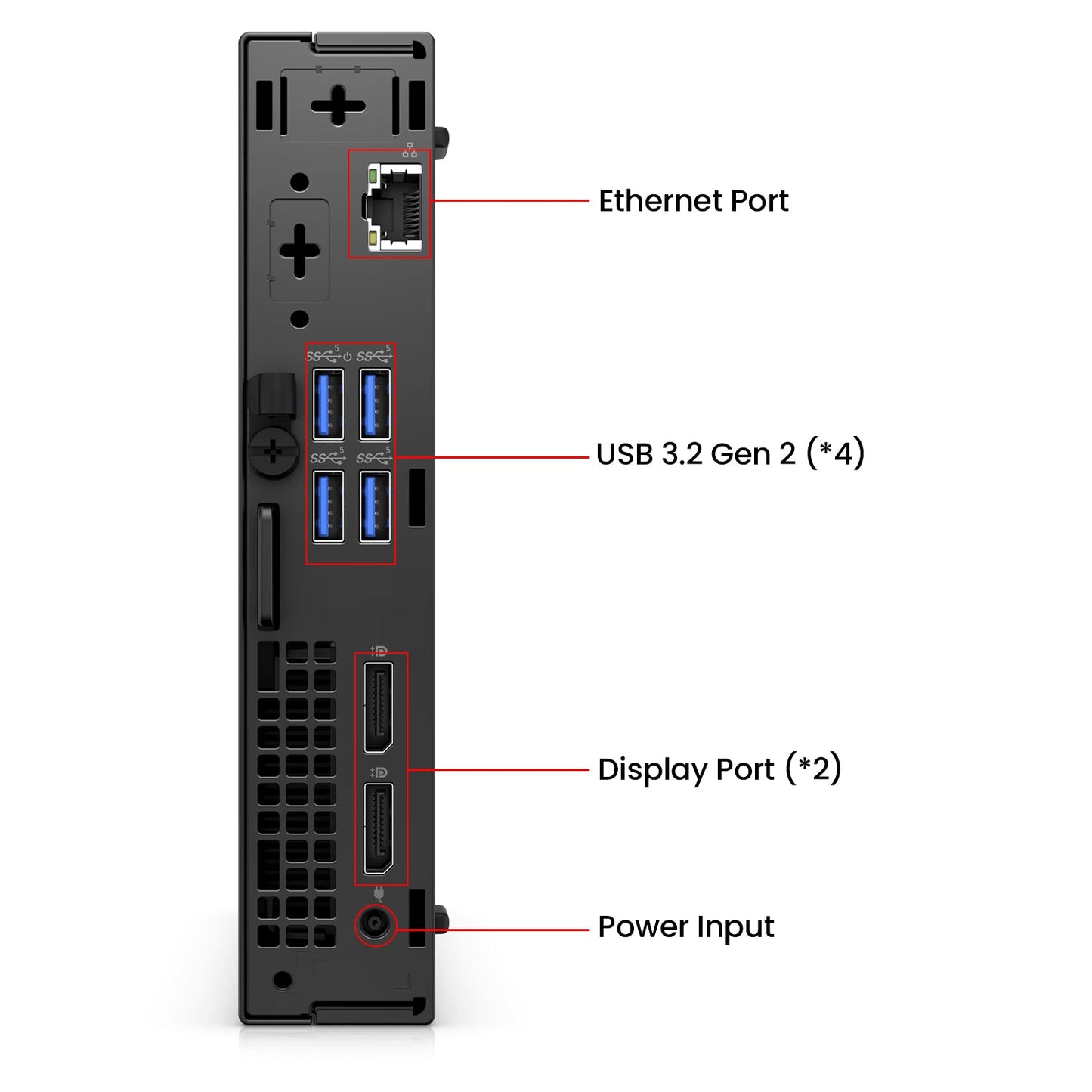 Dell OptiPlex 5000 Micro Business  Desktop  PC, Intel Hexa-Core i7 -12th Gen Processor Up to 4.70GHz, 16GB - 32GB DDR4 RAM, 512GB - 2TB SSD, Windows 11 Pro, Wireless Keyboard and Mouse - Refurbished