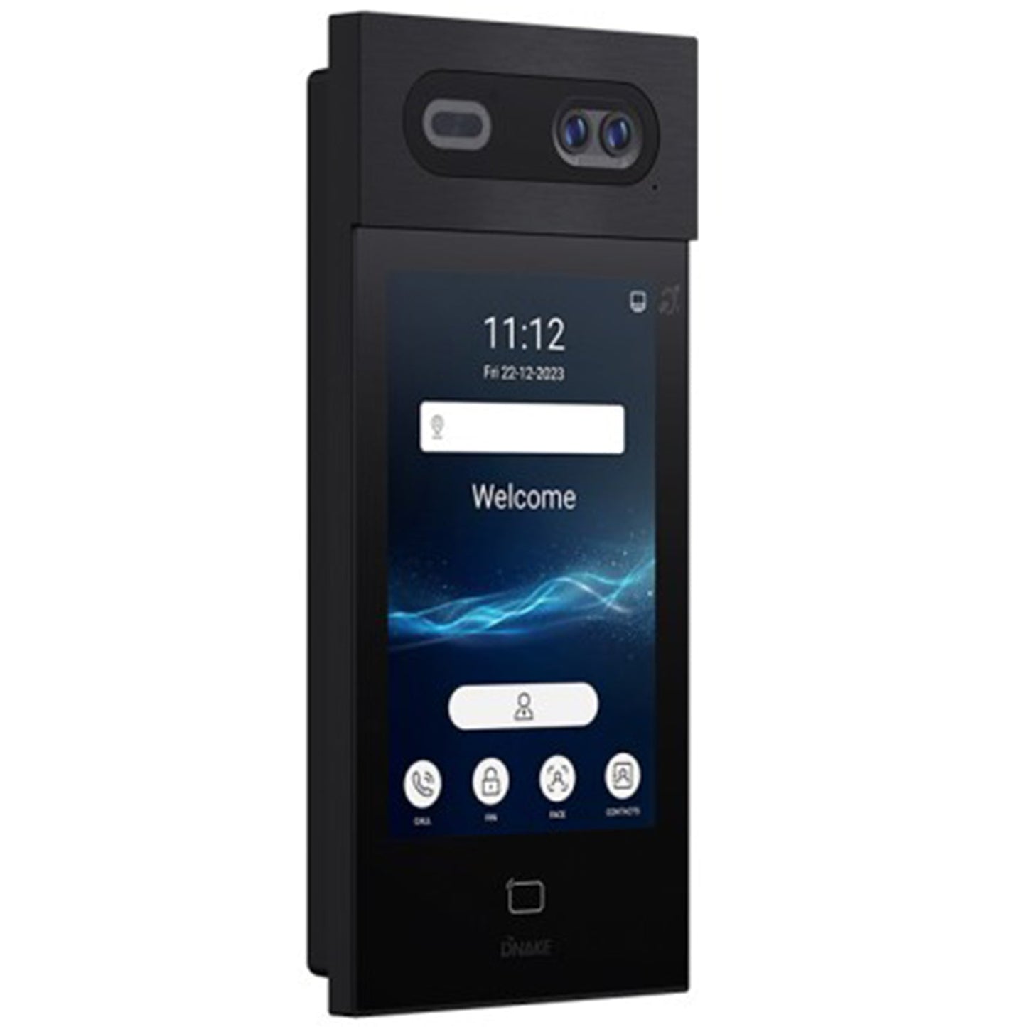 Dnake S617 Dual HD Cameras - 8 Inch Facial Recogination Android 2MP PoE+ DoorPhone Station, IPS LCD Display, 120° Wide viewing angle, Support Surface & Flush Mounting Box