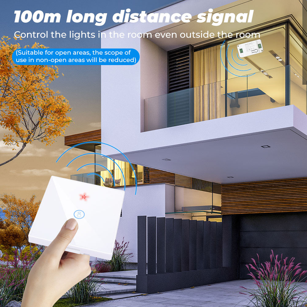 SMATRUL Tuya Smart APP WiFi Touch Wall Switch Light Wireless RF 433Mhz DIY Relay Timer Module Google Home Alexa 110V 220V On Off