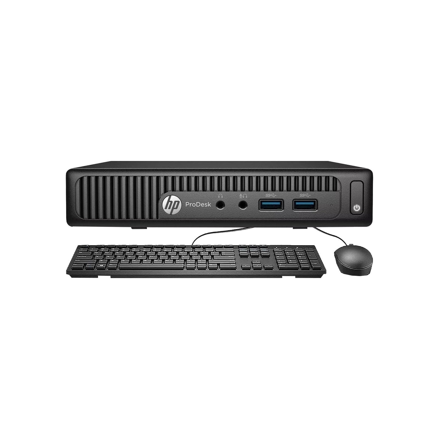 HP ProDesk 400 G2 Mini Desktop Computer PC / Intel Core i5 - 6th Gen Up to 2.80 GHz Processor / 8GB - 16GB DDR4 RAM / 256GB - 1TB SSD / Windows 10 Pro / Keyboard and Mouse  - Refurbished