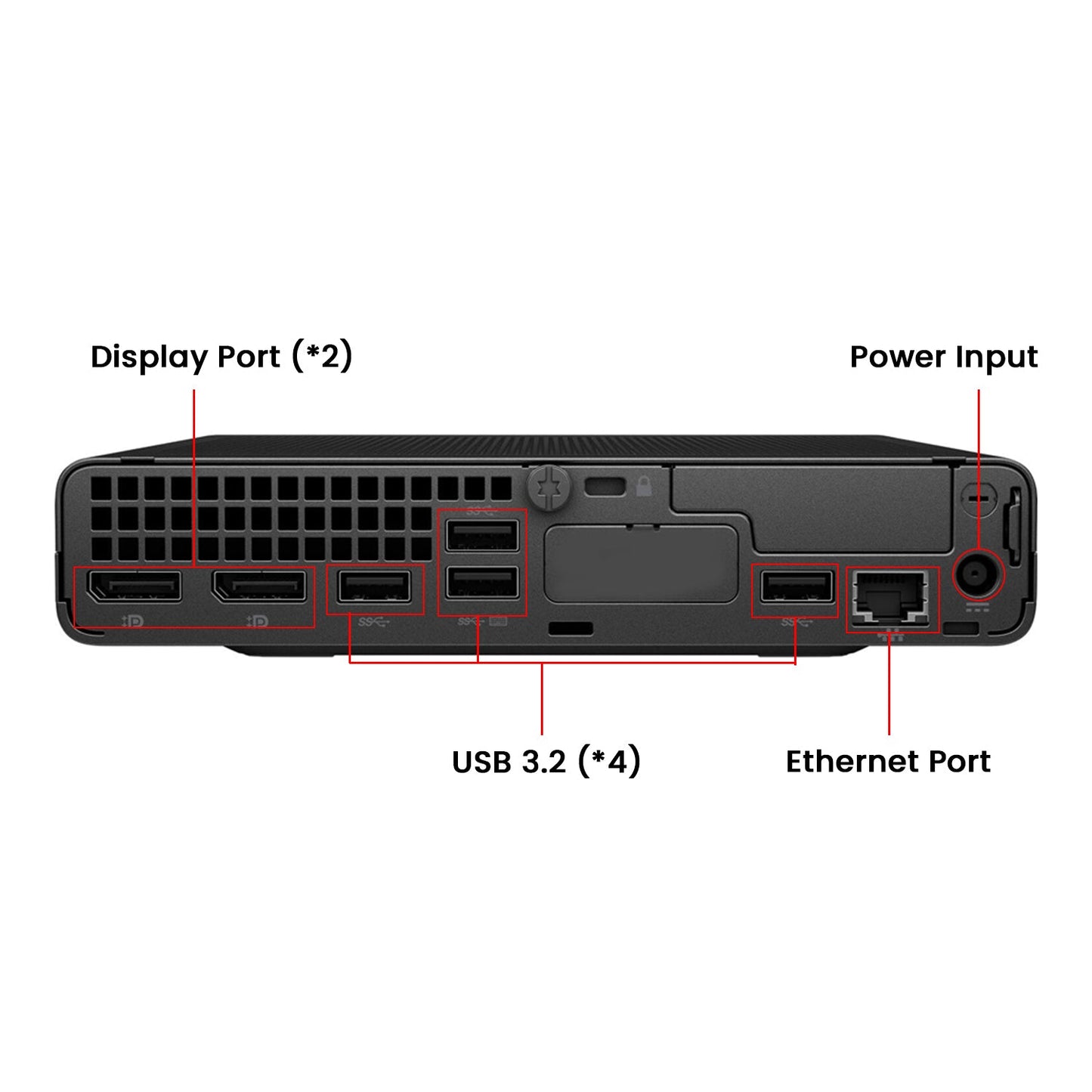 HP EliteDesk 800 G6 Tiny High Performance Desktop PC - Intel Core i5 - (10500T) 10th Gen Up to 3.80GHz Processor, 16GB DDR4 RAM, 256GB - 1TB NVMe SSD, Windows 11 Pro, Wireless Keyboard and Mouse - Refurbished